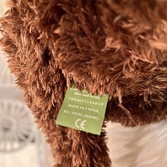 First & Main “Spunky Monkey” Chimpanzee plush toy Perfect condition! Soft! - Picture 6 of 6